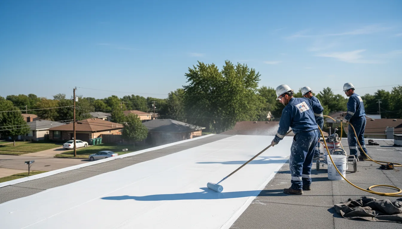 Commercial roof coating in Glen Cove, NY near me